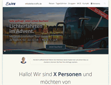 Tablet Screenshot of elite-traffic.de